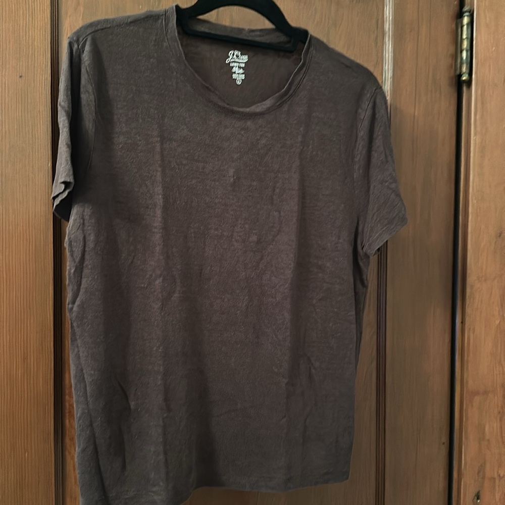 J.Crew linen crop tees